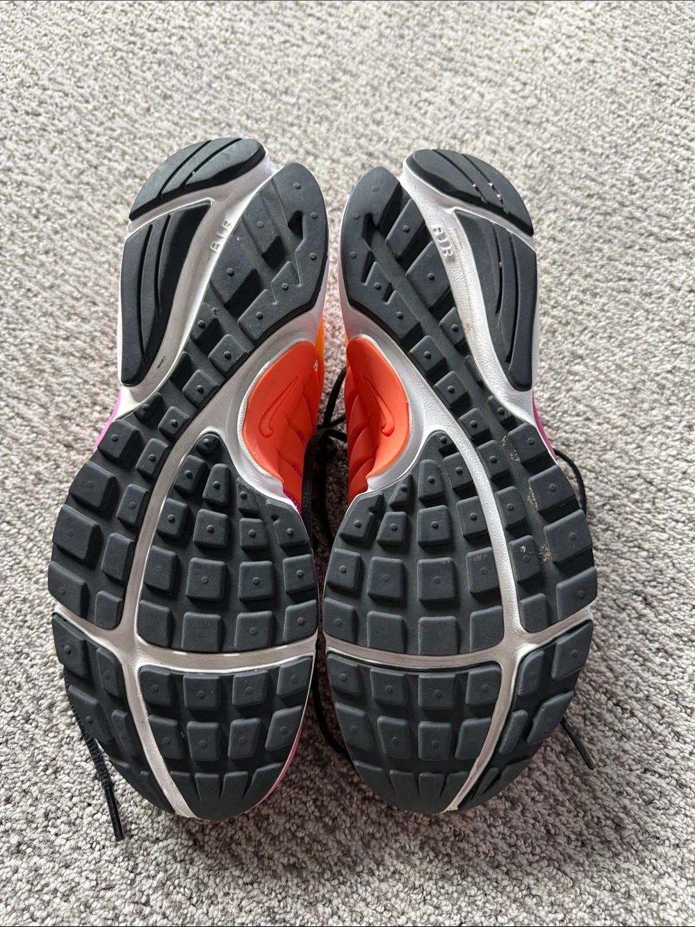 Nike Women's Bright Pink Athletic Sneakers with Orange Highlights - Picture 5 of 5